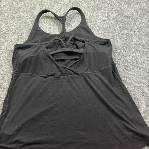 ATHLETA Women’s Black Built-In Bra Athletic Workout Tank Top size: Medium - Picture 2 of 10